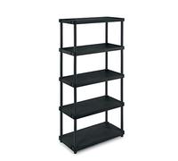 Terry 4080 C Piano Scaffale 5P. - NERO