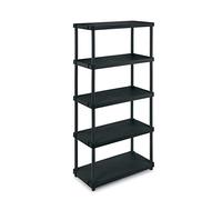 Terry SCAFFALE PPL 5 Ripiani 80x40x173,4CM Nero S/5
