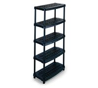 Terry, Scaffalone 1836-5, Scaffale Modulare a 5 Ripiani, da Interno Esterno. Materiale: Plastica, Dimensioni: 93x45,3x188,5 cm
