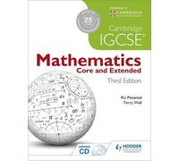 Terry Wall Ric Pim Cambridge IGCSE Mathematics Core and Extended 3ed (Tascabile)