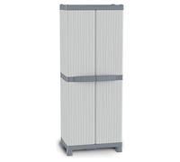 ARMADIO 2 ANTE SPORTELLI TERRY TUTTOPIANI 70X44X181H 4 RIPIANI PIANI RESINA