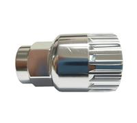 Terryshop74 Chiave Movimento Centrale Bici 20 Denti in Acciaio Cromato con Attacco 1/2" | Strumento per Smontaggio Pedivella MTB Corsa Compatibile Shimano SRAM FSA