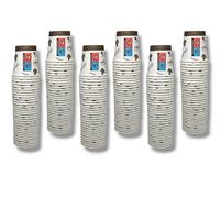 Terryshop74 kit 300 pezzi bicchieri bicchierini da caffe bio degradabili 66 ml in cartone resistenti bevande calde e fredde (300 bicchieri)