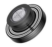 Tertullus Giradischi Disc Record Peso, stabilizzatore per dischi in vinile, morsetto per piastra LP Disc Stabilizer giradischi con livella a bolla per giradischi in vinile LP