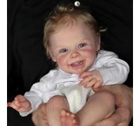 TERTYRES Bambole Bambino 20 Pollici Realistica Bambole Reborn Femmine Silicone Morbido Corpo in Tessuto Fatto a mano Sembra un Vero Neonato