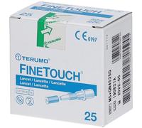 Terumo® Finetouch® G23 Lancette per pugnidito 4x25 pz Lancette