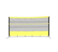 Teruyol Rete Tennis con Struttura E Rinforzo Cuciture Doppie per Esercizi di Tempismo E Precisione Colpi Design con Pannello Giallo per Visibilità Chiaro Adatto Palestra Casa