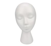 Teruyol Testa Espositrice Autonte | Lineamenti Modellati, Testa per Parrucche, Stabile, Espositore per Cappelli, Servizio Fotografico, Parrucchieri, Cosplayer, Stile B