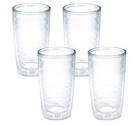 Tervis Bicchiere isolante a doppia parete, in plastica, trasparente e colorato, realizzato in USA