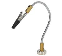 Terza Mano per Saldatura Bracci Ausiliari Regolabili con Base Magnetica Flessibile Collo di Oca per Riparazione Elettronica Gioielli Fai da Te Hobbistica Nero Argento Casuale