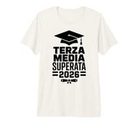Terza Media 2026 Superata Diploma Maglietta Premium