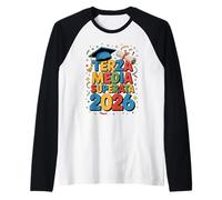 Terza Media Superata 2026 Diploma Scuola Maglia con Maniche Raglan