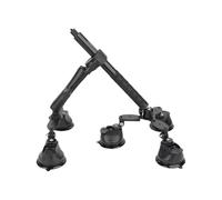 Terza persone, supporto per pellicola per tettuccio auto, supporto a ventosa, set di aste da 1,1 m, struttura in plastica, resistente alle intemperie, supporto per fotocamera sportiva