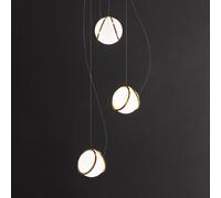 Terzani Pug lampada a sospensione a 3 luci IGBT satinato Terzani