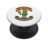 Terzo Colpo Drop Ironico Pickleball Citazione Aneto PopSockets PopGrip Adesivo