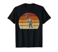 Terzo Compleanno Astronauta 3 Anni Spazio Ragazzo Retro Maglietta