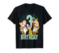 Terzo compleanno Disney Biancaneve dei sette nani Maglietta