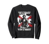 Terzo Io Sono la Tempesta Croce di Borgogna Esercito Spagnolo Felpa