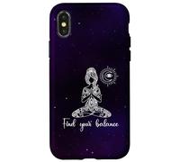 Terzo Occhio Yoga Mandala Spiritualità Meditazione Namaste Custodia per iPhone X/XS