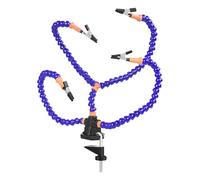 Terzo strumento manuale, blocco della integrato, stabilizzatore elettronico con configurazione a 4 bracci, base snodata in miniatura per fai da te, supporto metallico multi posizione | L