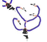 Terzo Strumento Manuale - Porta PCB Bracci Che Aiutano Le Mani, 4 Bracci Flessibili Con Morsetto Da Tavolo Regolabile Porta PCB Rotante Per Le Figurine Di Pittura
