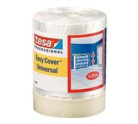 Tesa 04368-00011-01 Easy Cover 4368 - Nastro per mascheratura da pittore con pellicola di copertura, 33 m x 0,3 m, 1 pezzo
