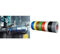 Tesa 04651-00010-00 - Nastro in tessuto 4651 Premium, 25 mm x 25 m, colore: Nero
