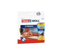 Tesa 05390-00101 Guarnizione Adesiva Gomma Porte Finestre Profilo P 6m 2-5mm