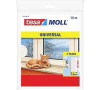 Guarnizione per Porte e Finestre, tesamoll® Schiuma Universale, 10m x 25mm, Bianco