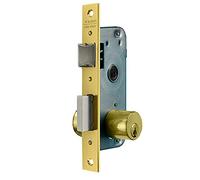 TESA 3012300 Serratura da incasso per Porte in Legno, entrata 40 mm, Finitura bronzo/ottone, frontale quadrato