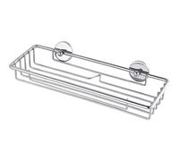 Tesa Baath, Cestino Portaoggetti, Metallo Cromato, Autoadesivo, Tecnologia di Montaggio Adesiva, 77mm x 270mm x 126mm