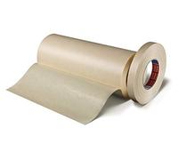 Tesa 4432 Nastri per Sabbiature, Carta Liscia Supporto, Gomma Naturale Massa Adesiva, 330µm, 50 m x 100 mm, Trasparente, Confezioni da 8 Pezzi