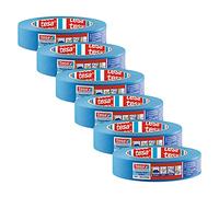 tesa 4440 nastro per mascheratura di precisione per esterni UV-PLUS, confezione da 5, resistente agli agenti atmosferici Per mascherature precise Blu, 50 m x 25 mm ciascuno
