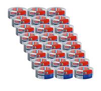tesa 4662 - Nastro adesivo multiuso in tessuto, extra adesivo, per riparare, fissare, rinforzare, legare o rinforzare, 50 m x 48 mm, confezione da 24 pezzi