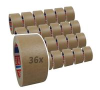 Tesa 4713 - 36 rotoli di carta adesiva, 50 mm x 50 m, colore: Marrone
