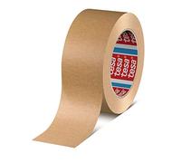 Tesa 4713, nastro adesivo di carta, per imballaggio, 50 mm x 50 m (50 mm marrone, 1 rotolo)
