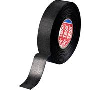 tesa 51025-00002-10 Nastro in tessuto Nero (L x L) 25 m x 19 mm 1 pz.