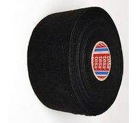 Tesa 51608-00025-00 - Nastro isolante in tessuto non tessuto 51608 per cavi, in cotone, 50 mm x 25 m, colore: Nero