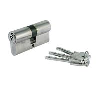 TESA 52003030N Cilindro europeo TE5, 30 x 30 mm, nichelato, per serrature a profilo europeo