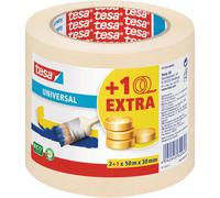 Tesa® 55338 Nastro Adesivo Universale Beige 30Mm X 50M Confezione Da 3