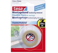 Tesa Powerbond TRANSPARENT, 1.5 m x 19mm 55743-00001-02
