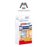 Tesa 55915 Zanzariera Attacca & Stacca COMFORT x finestre 1,30mx1,50m