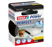 Tesa 56343-00034 per nastri e tessuto Nastri Tessuto Nastro 38?mm x 2,75?m NERO