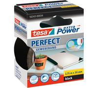 Tesa® 56343 Nastro Tessuto Extra Power - Nero - 38 Mm X 2.75 M
