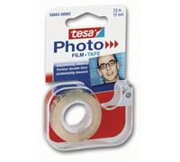 Tesa 56663 - Nastro biadesivo tesa Photo con dispenser, 12 mm x 7,5 m, trasparente