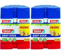 Tesa 57047 Easy Stick ecoLogo 3 X 25 G Promo 3 X 25 G, 3 Pezzi (Confezione da 2)