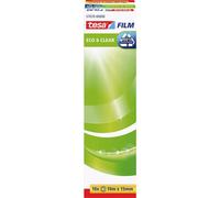 TESA 57070 - Tesafilm® Eco & Clear, 10 m x 15 mm, 10 rotoli