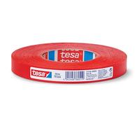 tesa 57230-00004-02 Nastro in tessuto, 19 mm x 50 m, rosso, 50m x 19mm