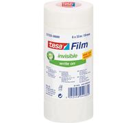 TESA 57333 - Tesafilm® invisibile, 33 m x 19 mm, 6 rotoli