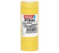 TESA - 57387-00001-02 - Nastro adesivo Tesafilm - 33 m x 1,5 cm - Tesa - torre 10 pezzi - 95043 - Conf. da 1 Pz. - 57387-00001-02
